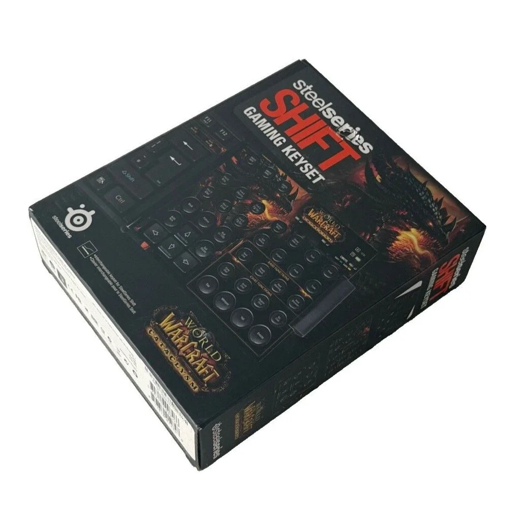 SteelSeries Shift World of Warcraft Cataclysm Keyset Keyboard Overlay WoW